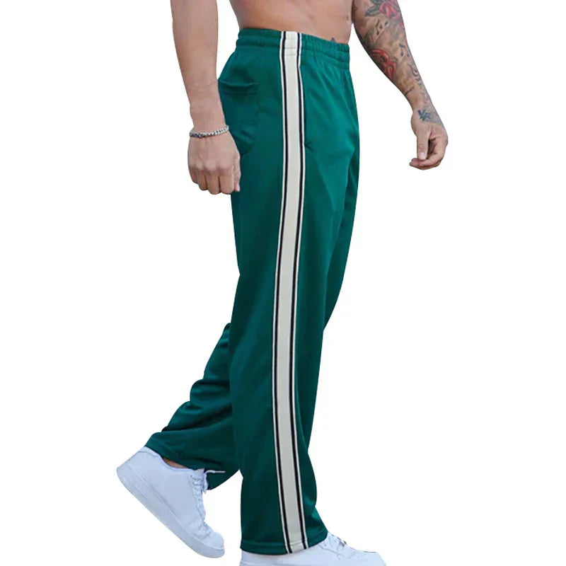 Comfortabel Sweatpants met Rits en Elastische Taille voor Heren