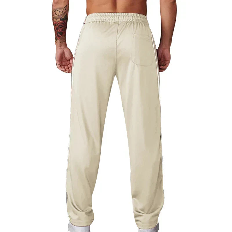 Comfortabel Sweatpants met Rits en Elastische Taille voor Heren