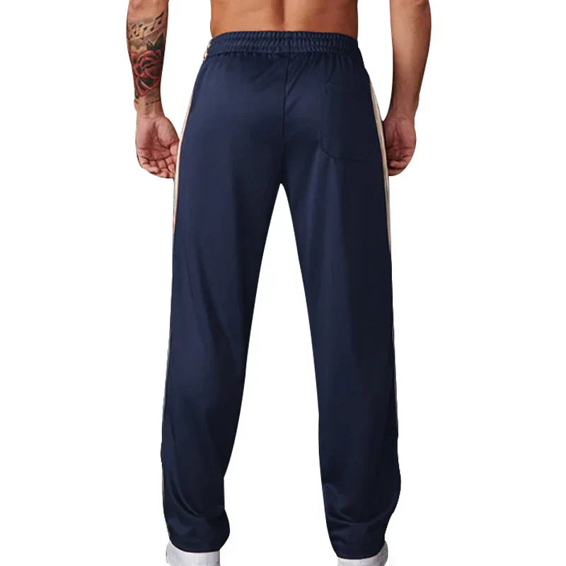 Comfortabel Sweatpants met Rits en Elastische Taille voor Heren