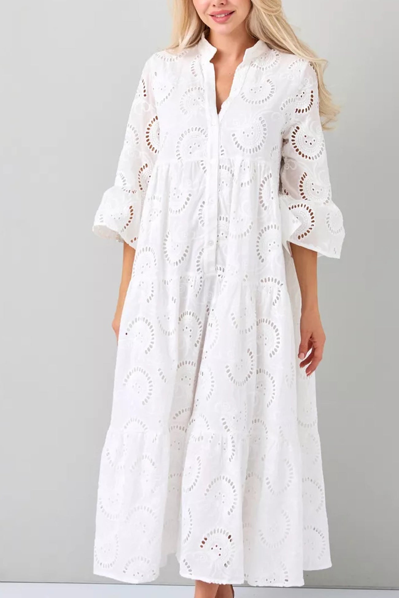 Rita | Lange jurk met elegante stijl en dagelijks comfort voor de zomer en informele gelegenheden