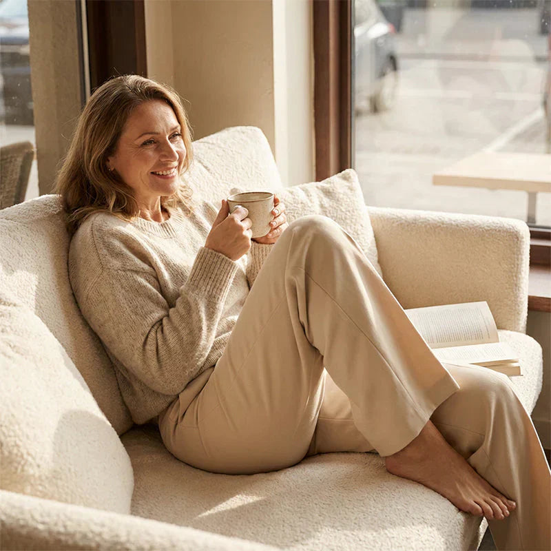 ELINORA | Chic hoge taillebroek met flatterende pasvorm voor werk en elegante momenten