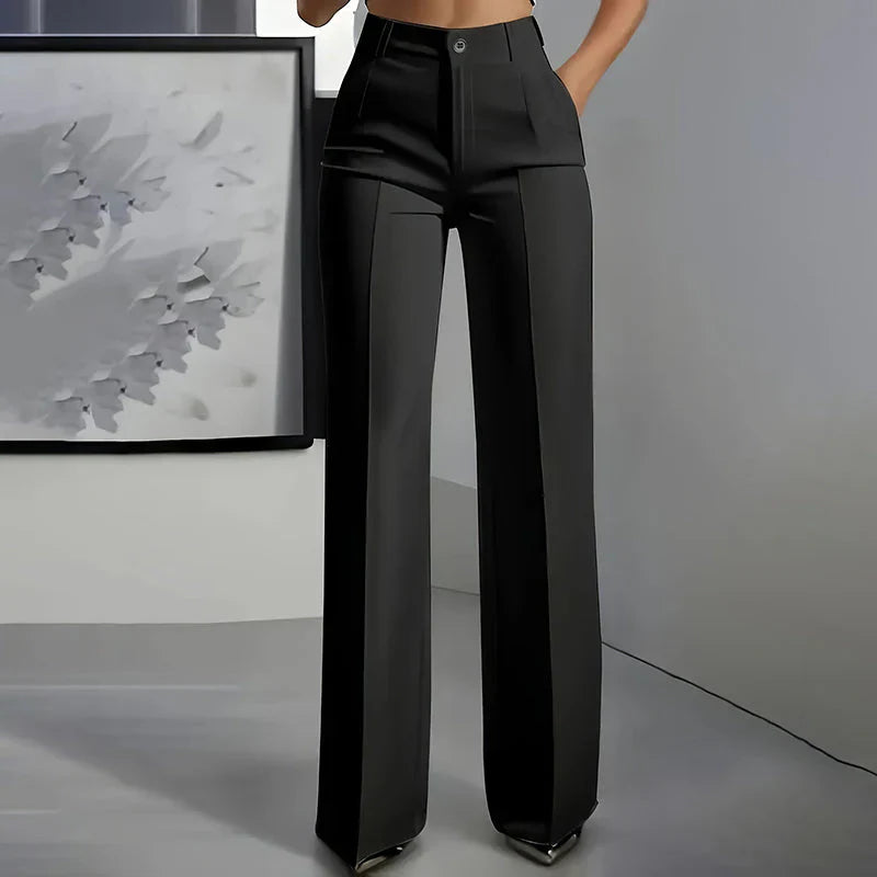 ELINORA | Chic hoge taillebroek met flatterende pasvorm voor werk en elegante momenten