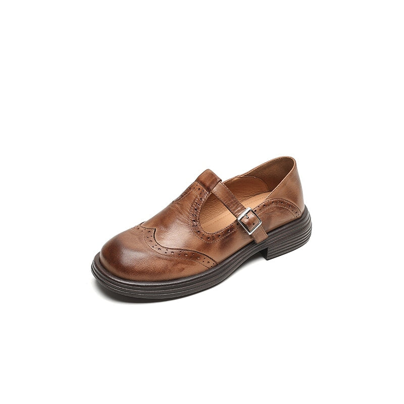 VELDA | ELEGANTE MARY JANES VAN LEER